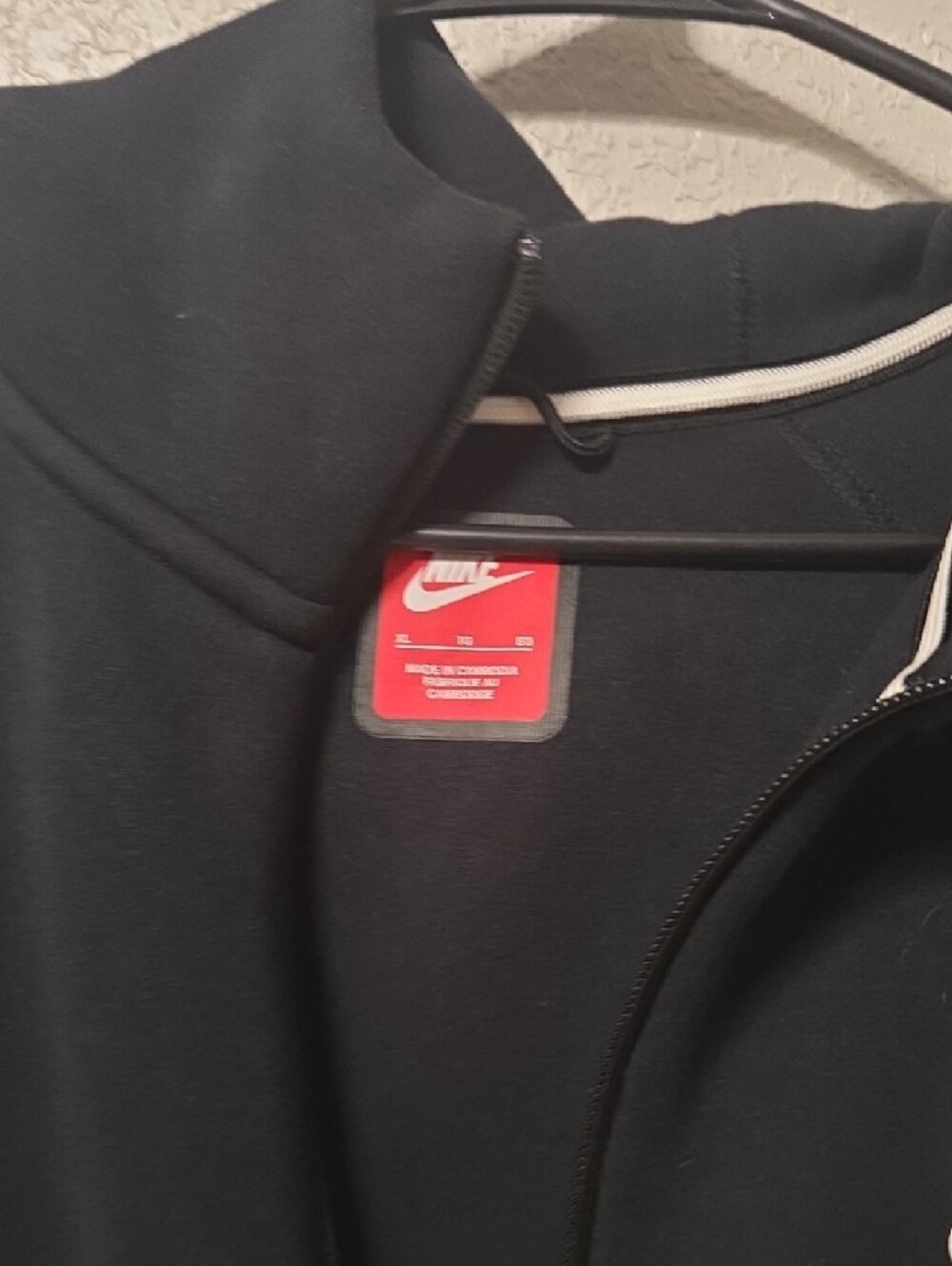 Nike Black and Gray Set Jacket And Pants Zip-Up Hooded Jacket 2yp Size Xlarge. - Picture 3 of 9